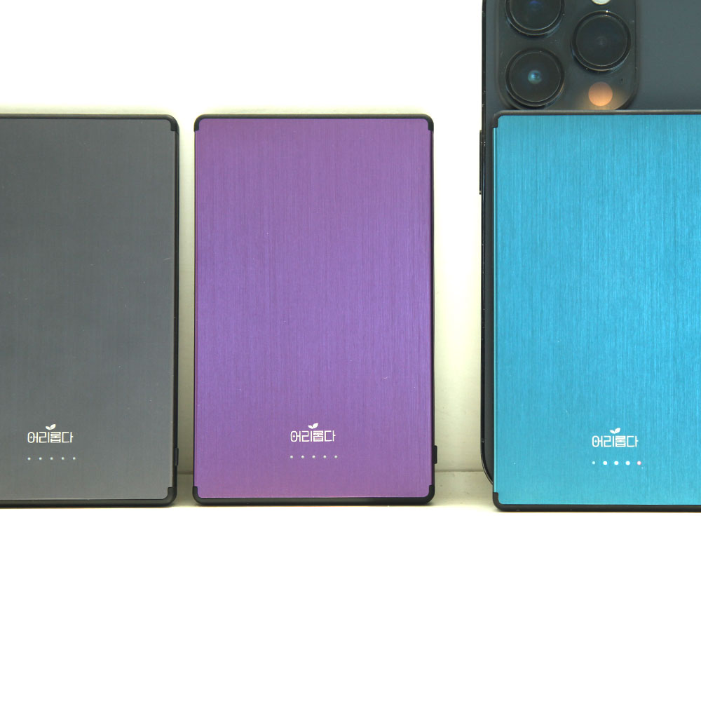 어리롭다 슬림착 보조배터리 5000mAh 맥세이프 고속충전 아이폰 갤럭시 에어팟 휴대용 - 상세 이미지 2