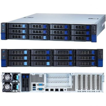 [해외]Tyan Transport SX TS65-B8253 B8253T65V10E4HR-2T Barebone, 2U, 12x SATA/SAS + 2X SATA, 4X NVMe, 1