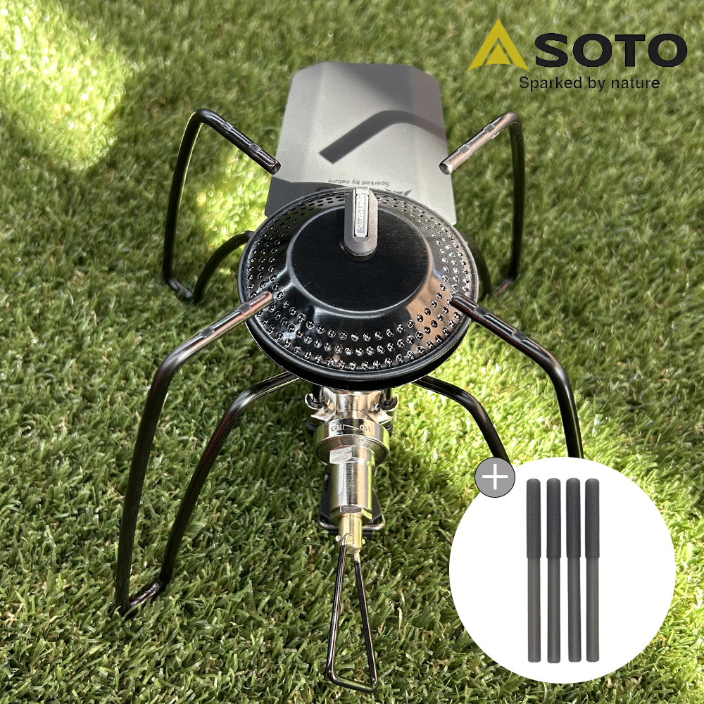 SOTO 340 소토 레귤레이터 캠핑스토브 부탄가스버너 블랙