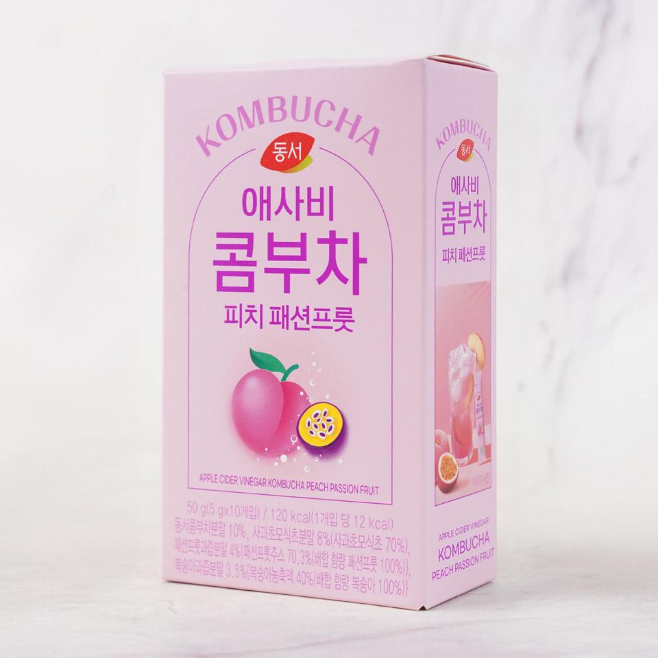 메가마트 동서 애사비 콤부차 피치 패션프룻 50g(10T) - 상세 이미지 2