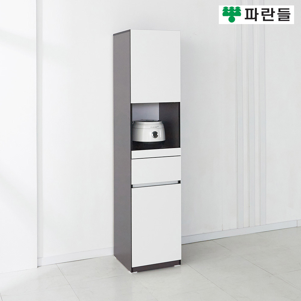 파란들가구 400x1800 서랍 틈새 전자렌지대 틈새수납장 - 상세 이미지 4
