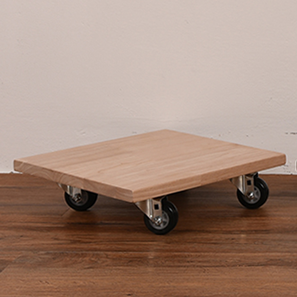 화분 받침 받침대 바퀴 이동식 대형 공기청정기 사각 원목 무도장 300x300 제품 이미지