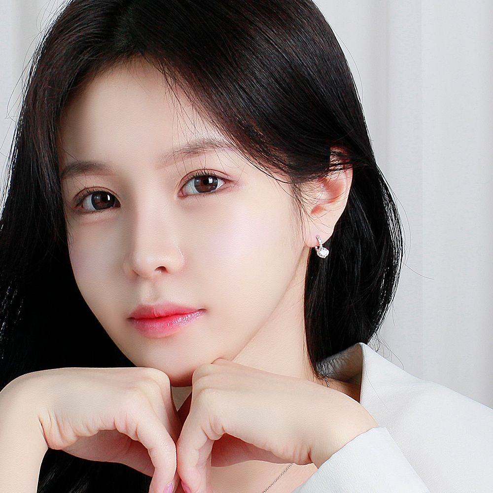 5부 천연 다이아 귀걸이 우신 GIA 마름모 베젤 예물 결혼 기념일 선물 고급 웨딩 - 상세 이미지 4