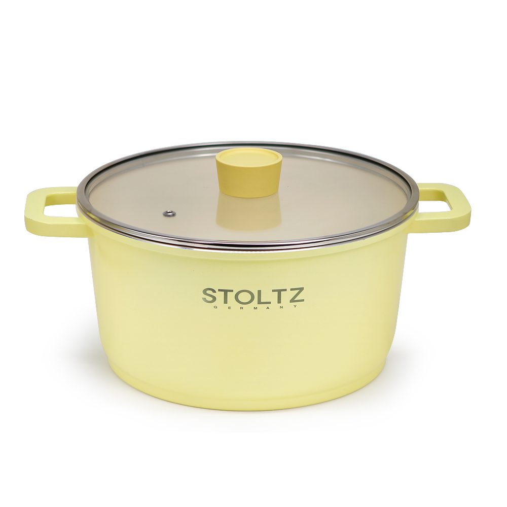 STOLTZ 슈톨츠 머랭 쿡웨어 IH 양수냄비 24cm 국내생산 통주물 냄비 - 상세 이미지 5