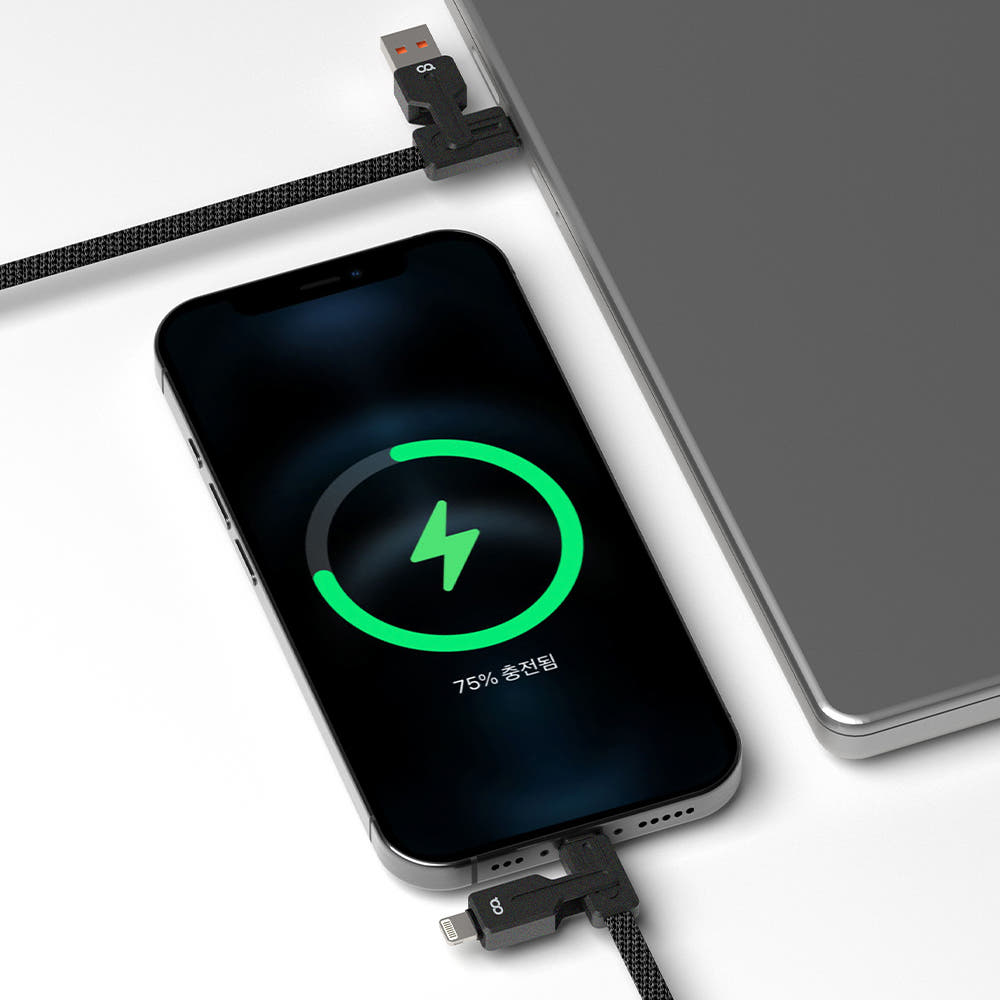 오아 몬스터M 4in1 고속 충전 케이블