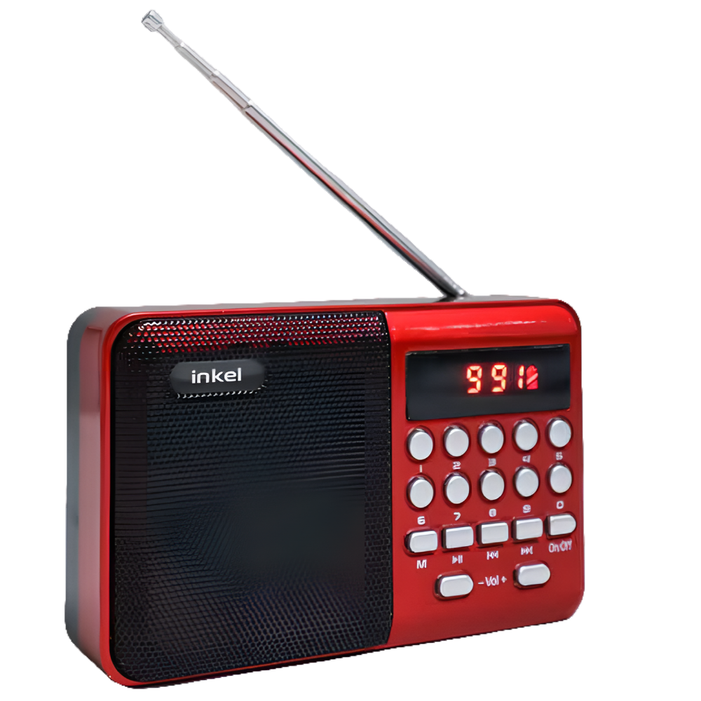 인켈 소형 효도라디오 C타입 휴대용 미니라디오 어르신 등산용 스피커