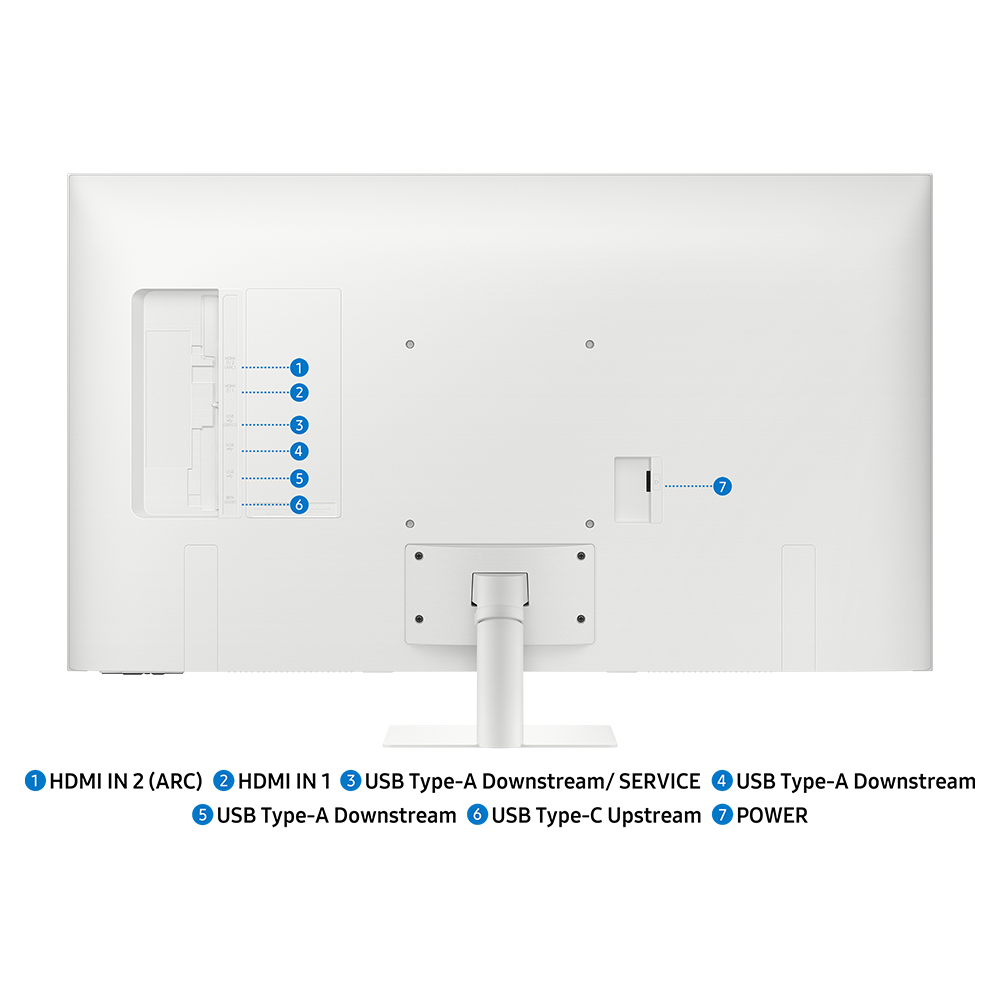 삼성전자 LS43FM701 스마트모니터 M7 M70F 107.9cm(43인치) 4K UHD 화이트 이미지 2