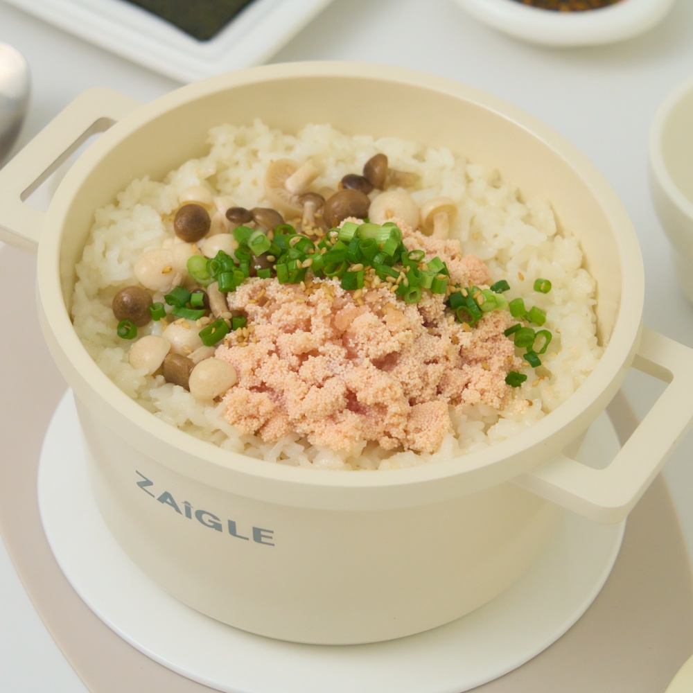 자이글 블룸 인덕션겸용 국산 양수냄비 16cm, 아이보리 - 상세 이미지 2