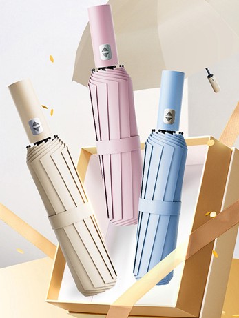 [1+1] 튼튼한 3단자동우산 접이식 장우산 대형 거꾸로우산 자외선차단