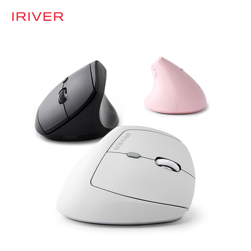 아이리버 항균 손목보호 작은손 여성 무선 버티컬 마우스 EQwear-EV15 블랙