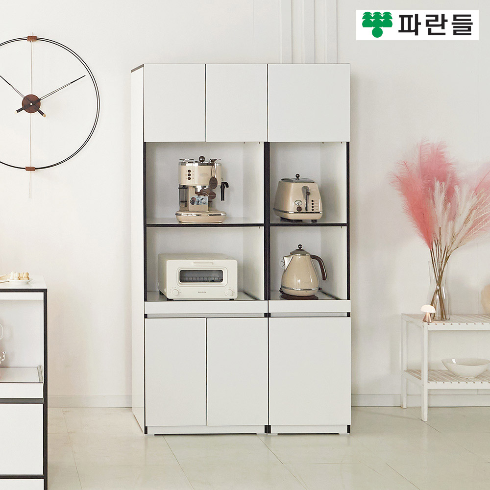 파란들가구 LPM 1000x1800 전자렌지대세트 주방수납장세트