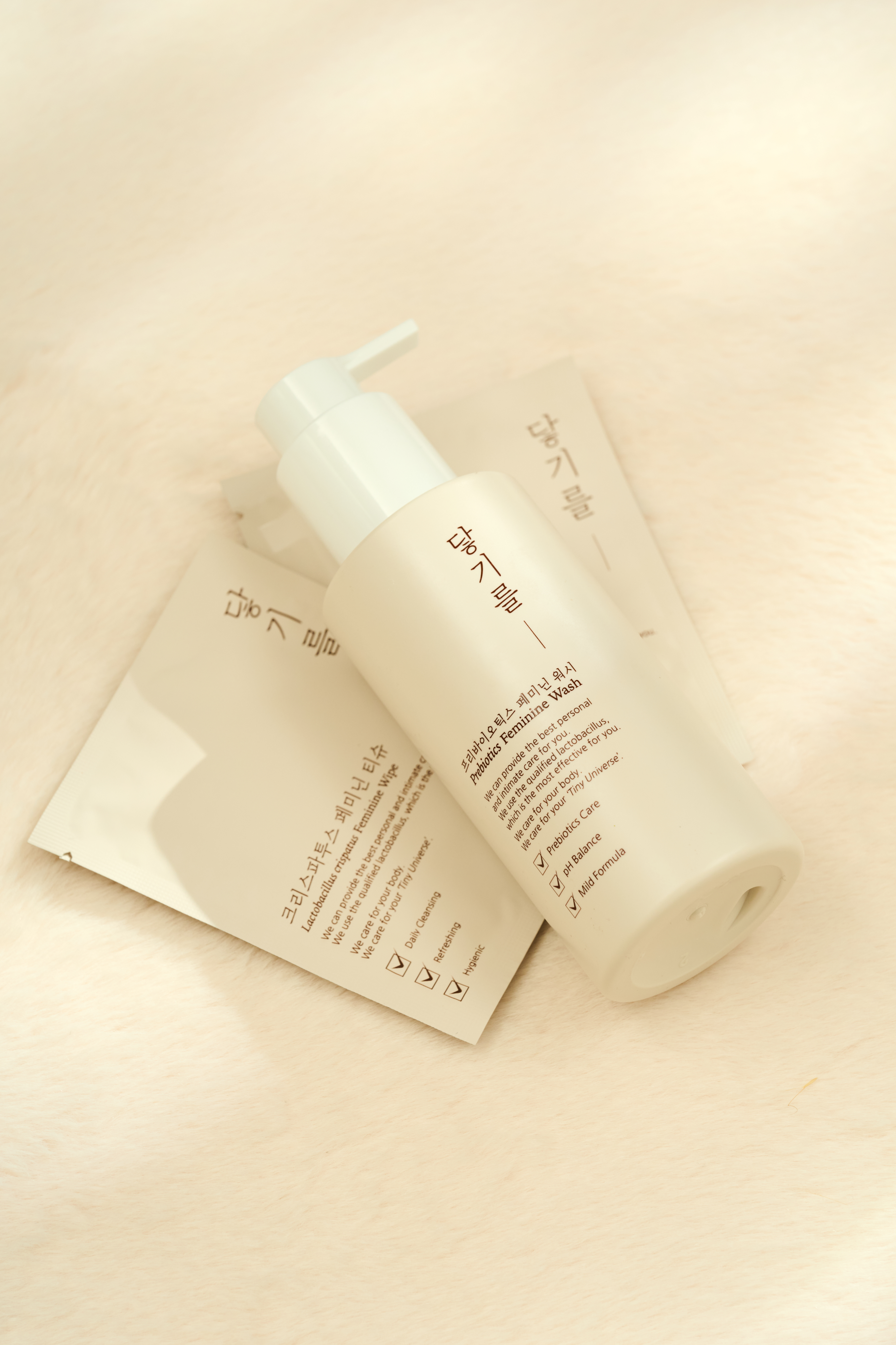 닿기를 프리바이오틱스 페미닌 워시 약산성 Y존 냄새제거 약국 천연여성청결제 150ml - 상세 이미지 4