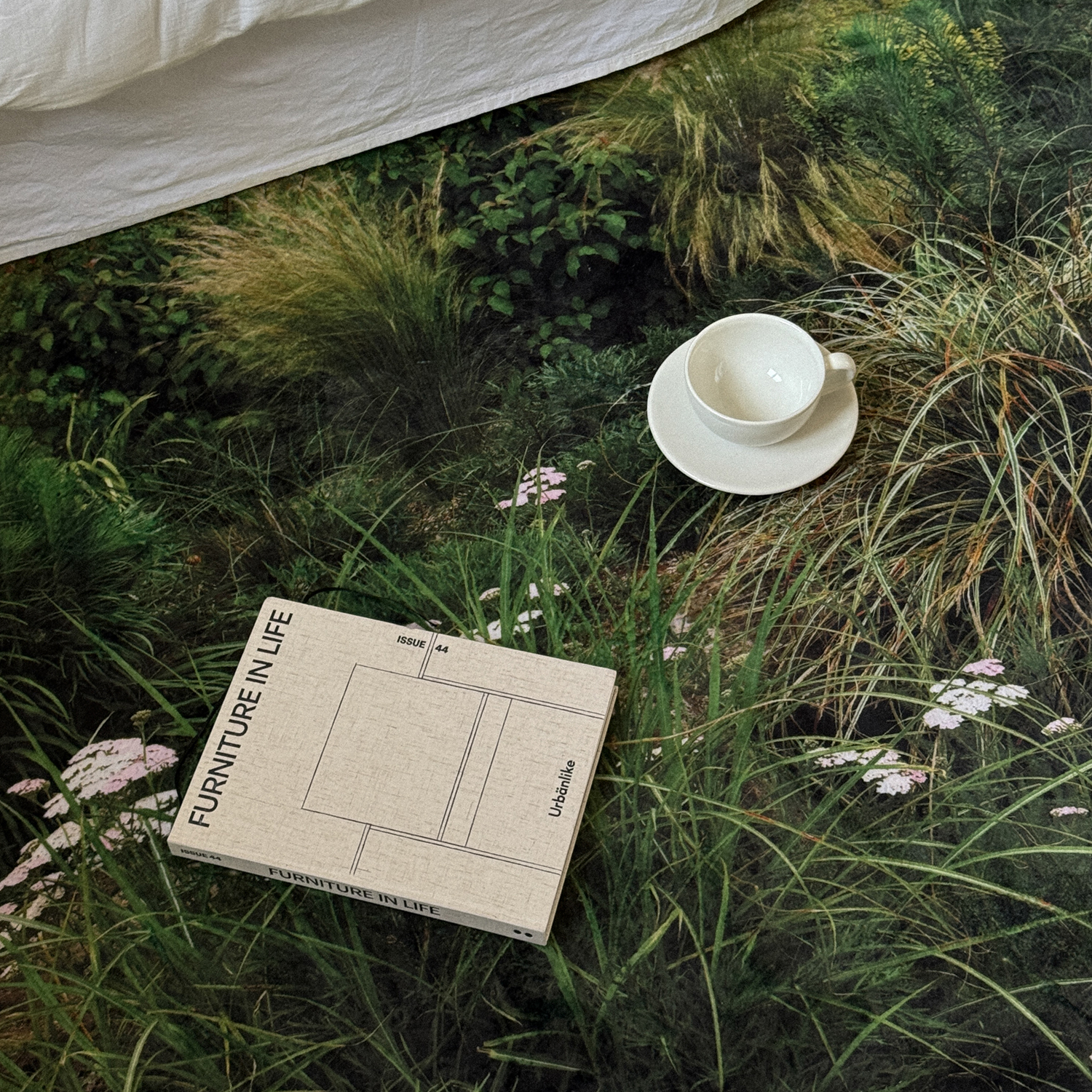 히든 그로브 극세사 단모 러그 - 중형 (150X100cm)