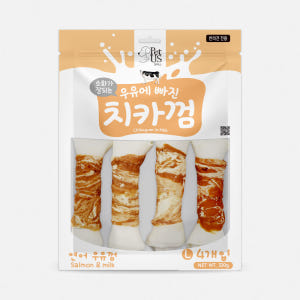 펫어스 치카 강아지양치껌 강아지스틱 오래먹는간식 연어우유껌, L(대형),... 솔직 후기 | 실제 사용자 리뷰 총정리 - 상품 이미지 1