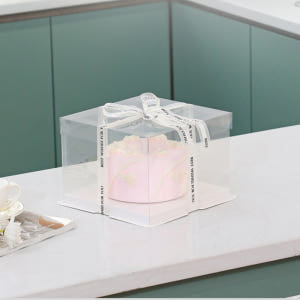 투명케이크상자 쿠키박스 디저트과일포장 1호 미니 1단 (17x17x12.... 실사용 후기 | 효과 있을까? - 상품 이미지 2