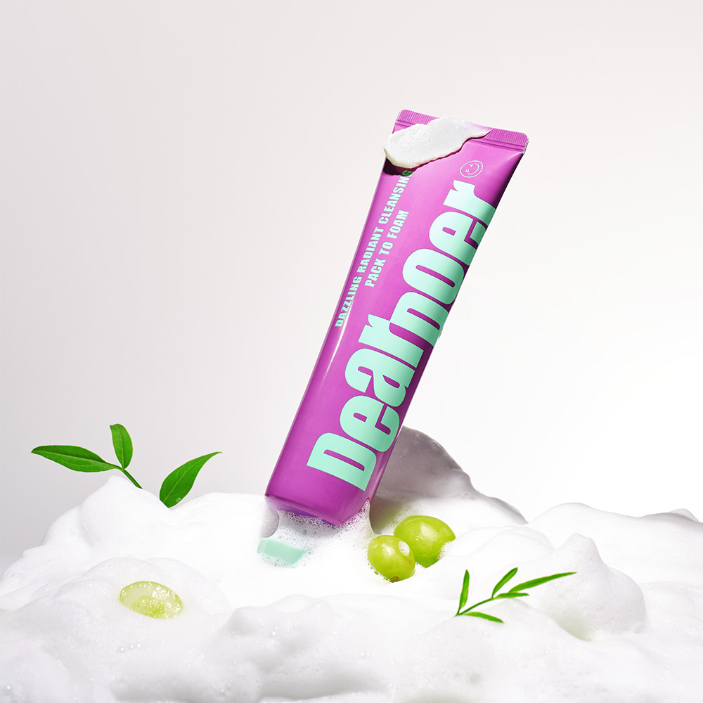 디어도어 촉촉한 대즐링 비건 광채 팩 클렌저 올리브영 폼클렌징 100ml, 1개 - 상세 이미지 4