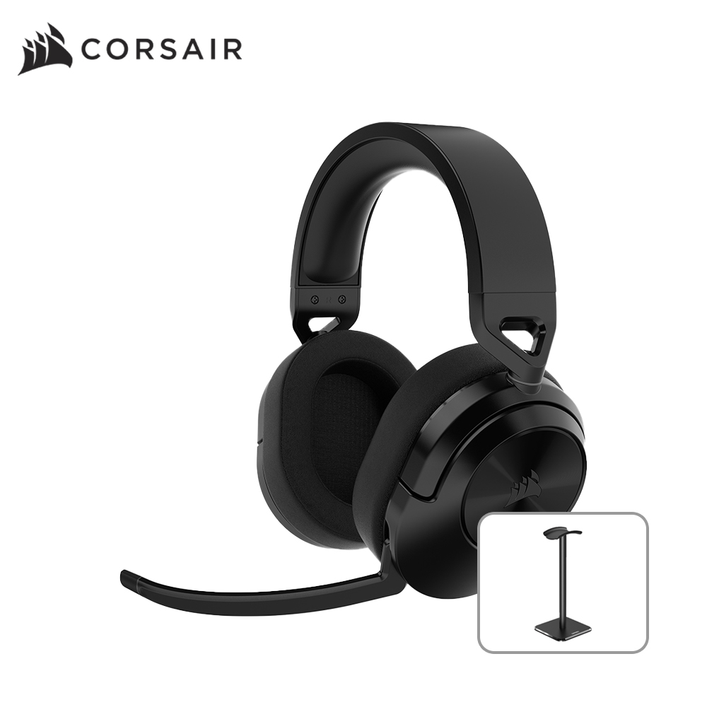 커세어 HS55 Wireless Core 블루투스 게이밍 헤드셋 헤드셋 거치대 에디션