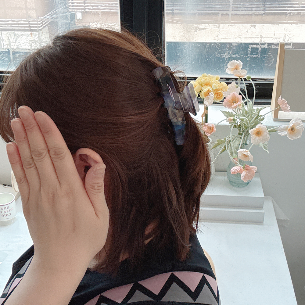 프랑스핀 심플슬림 올림머리 반묶음집게핀 집게삔 머리핀 삔 CREATIONFRANCE 이미지 7