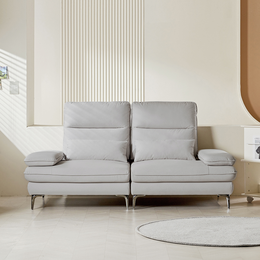 (희망일배송) 클라리아 스윙 소파 이지클린 패브릭 3인용 소파