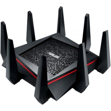 [해외]ASUS WiFi 게이밍 라우터(RT-AC5300) - 트라이밴드 기가비트 무선 인터넷 라우터, 및 스트리밍, AiMesh 호환, 평생 보안, 적응형 QoS, 보호자 제어,