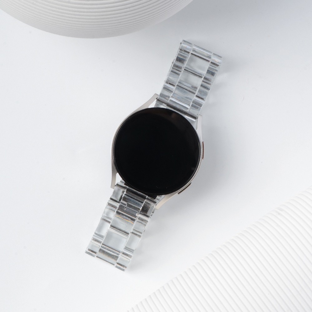 TXLX 갤럭시워치 투명 스트랩 워치 7 6 5 4