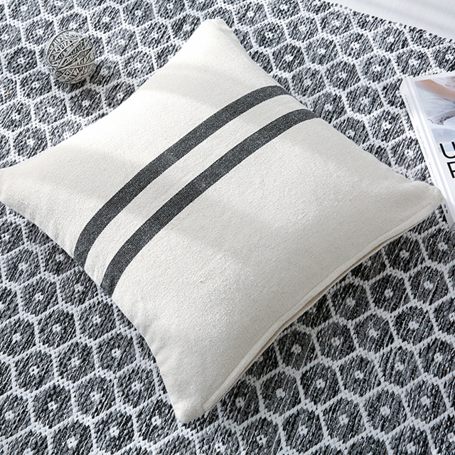 DUJUL 쿠션커버 블랙 0324.9933, 50cm x 50cm - 상세 이미지 5