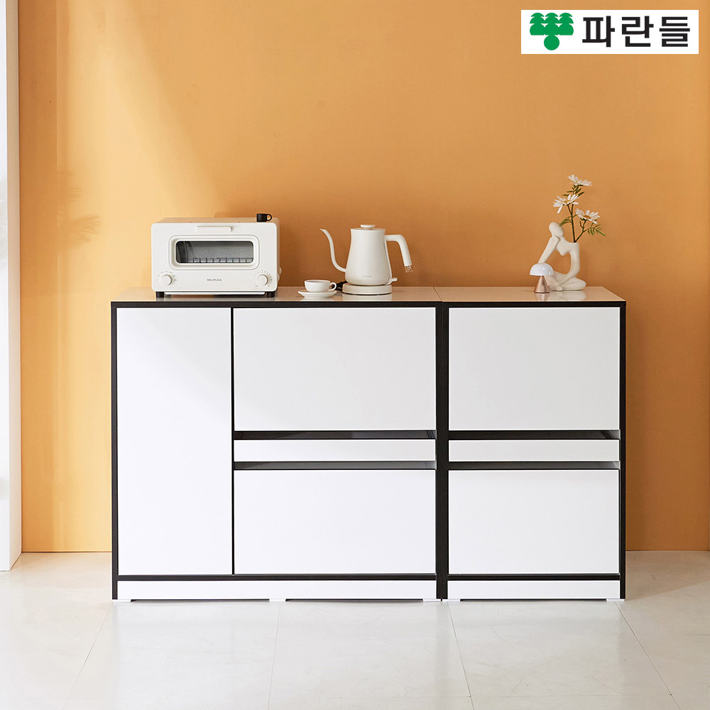 파란들가구 LPM 1400x825 도어 전자렌지대세트 주방렌지대 - 상세 이미지 5