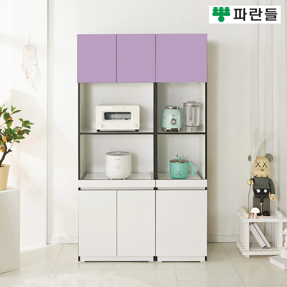 파란들가구 LPM 1000x1800 전자렌지대세트 주방수납장세트