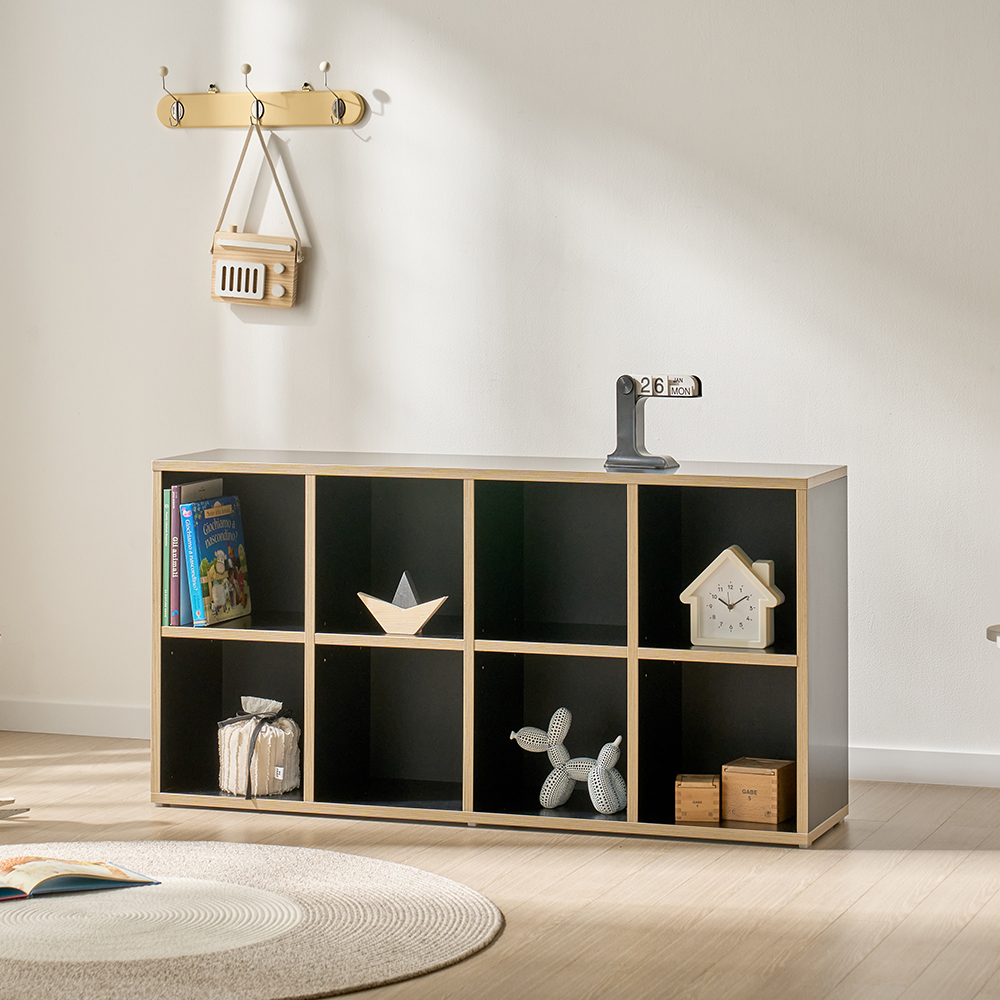 2단 낮은책장 거실 슬림 폭좁은 서재책장 만화 틈새 미니