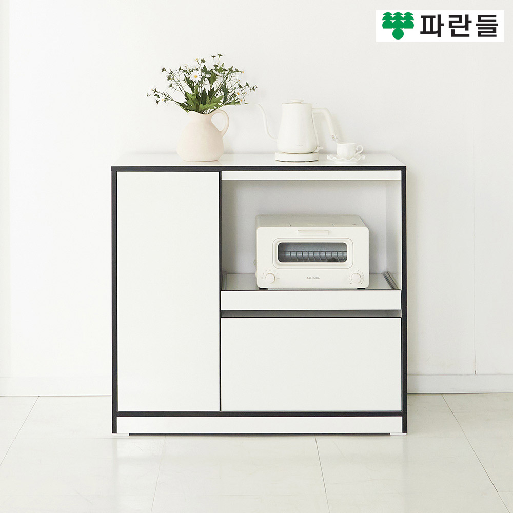 파란들가구 LPM 900x825 오픈 전자렌지대 주방렌지대 수납장 - 메인 이미지