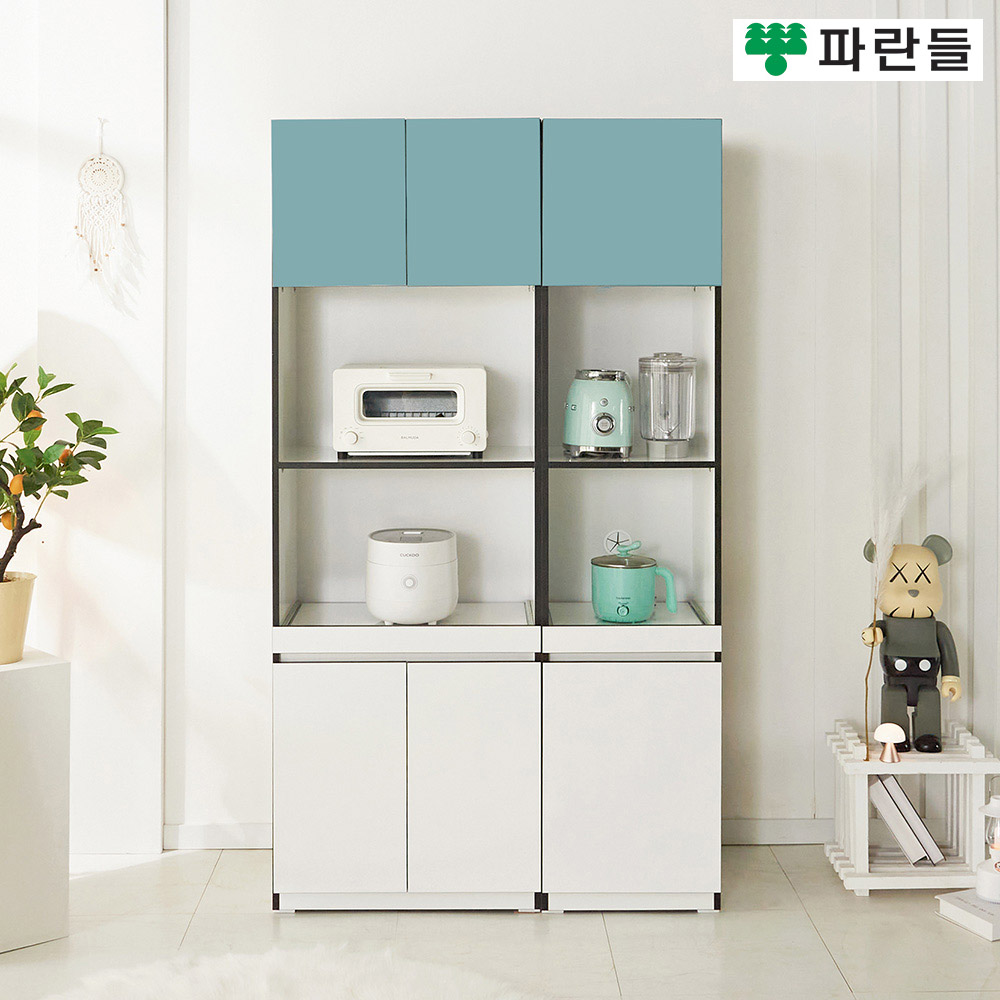 파란들가구 LPM 1000x1800 전자렌지대세트 주방수납장세트