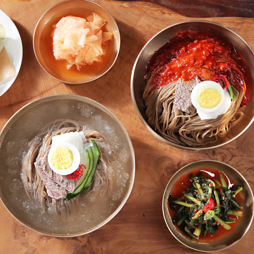 이용식 모란각 냉면 물냉면 비빔냉면 세트 20인분 동치미 메밀면 평양냉면 밀키트