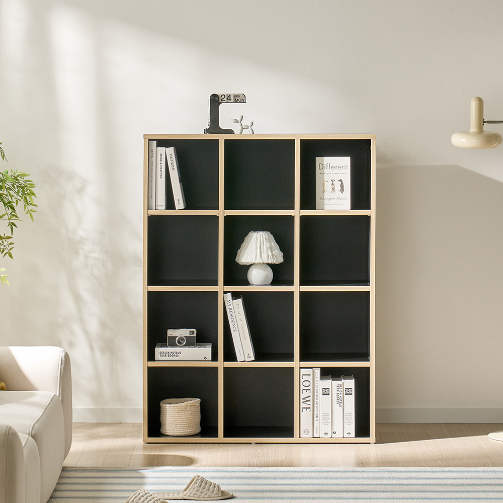 2단 낮은책장 거실 슬림 폭좁은 서재책장 만화 틈새 미니