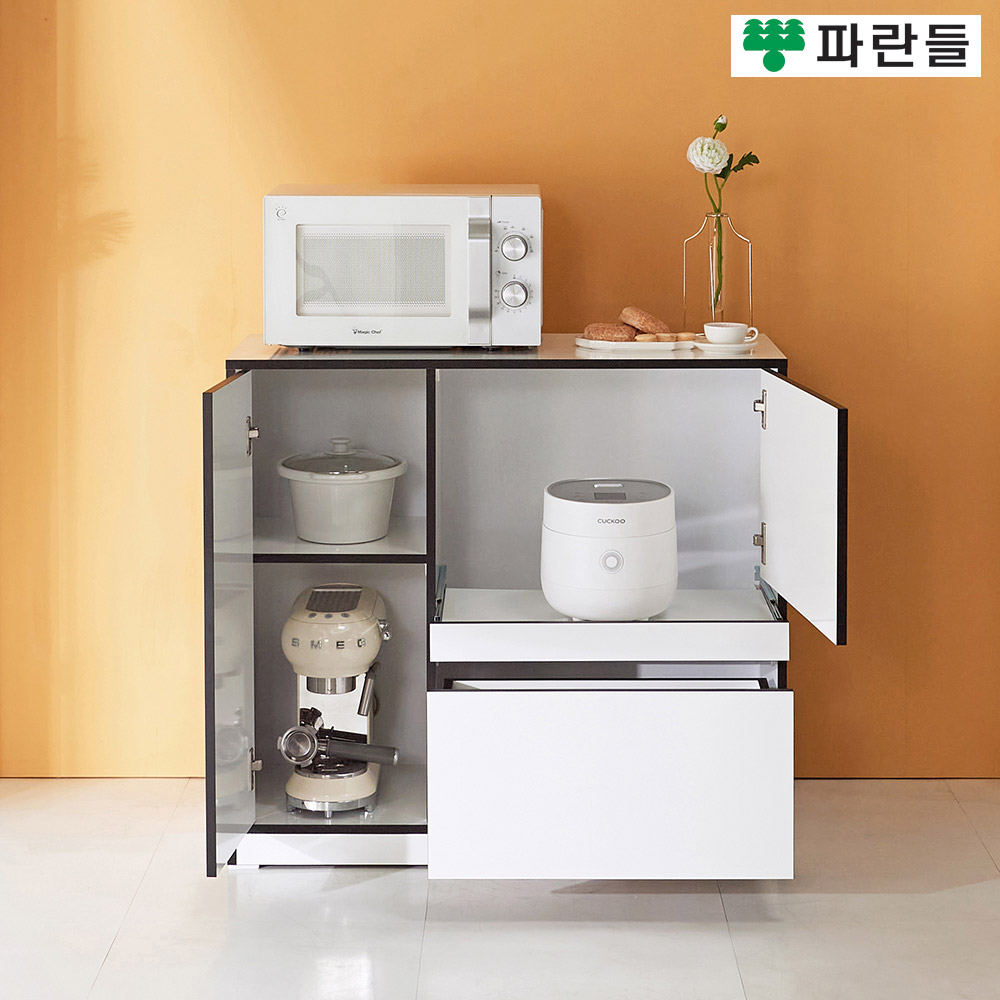 파란들가구 LPM 900x825 도어 전자렌지대 주방렌지대 수납장 이미지 6