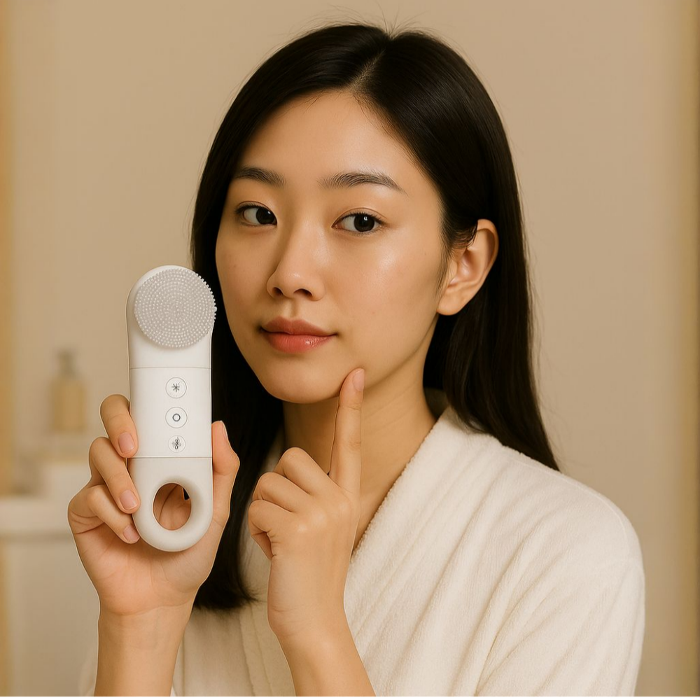 진동클렌저 전동 실리콘 클렌져 세안기 클렌징 브러쉬 디바이스 - 상세 이미지 3