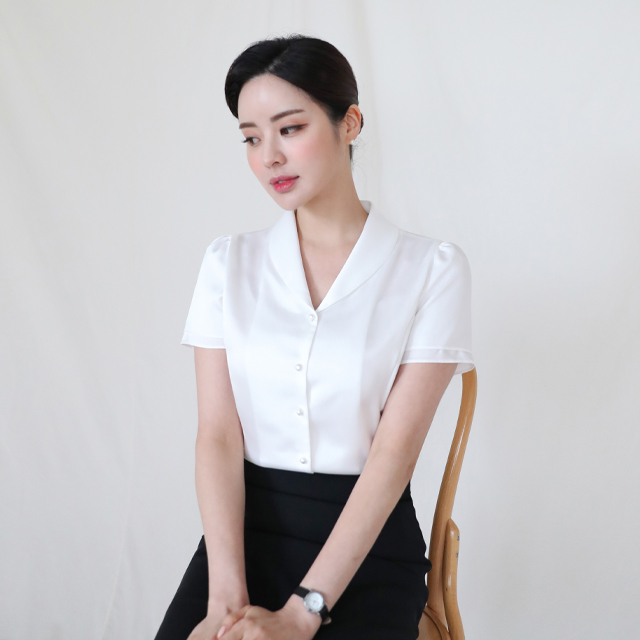 더웨이나인 엘르2, 승무원 면접 블라우스, 면접 복장, 면접 블라우스 추천, 여성 블라우스