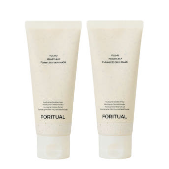 [브러쉬증정] 포리추얼 율무팩 율무어성초 진정 모공 매끈 스킨 팩 100ml x 2개입 - 상품 이미지
