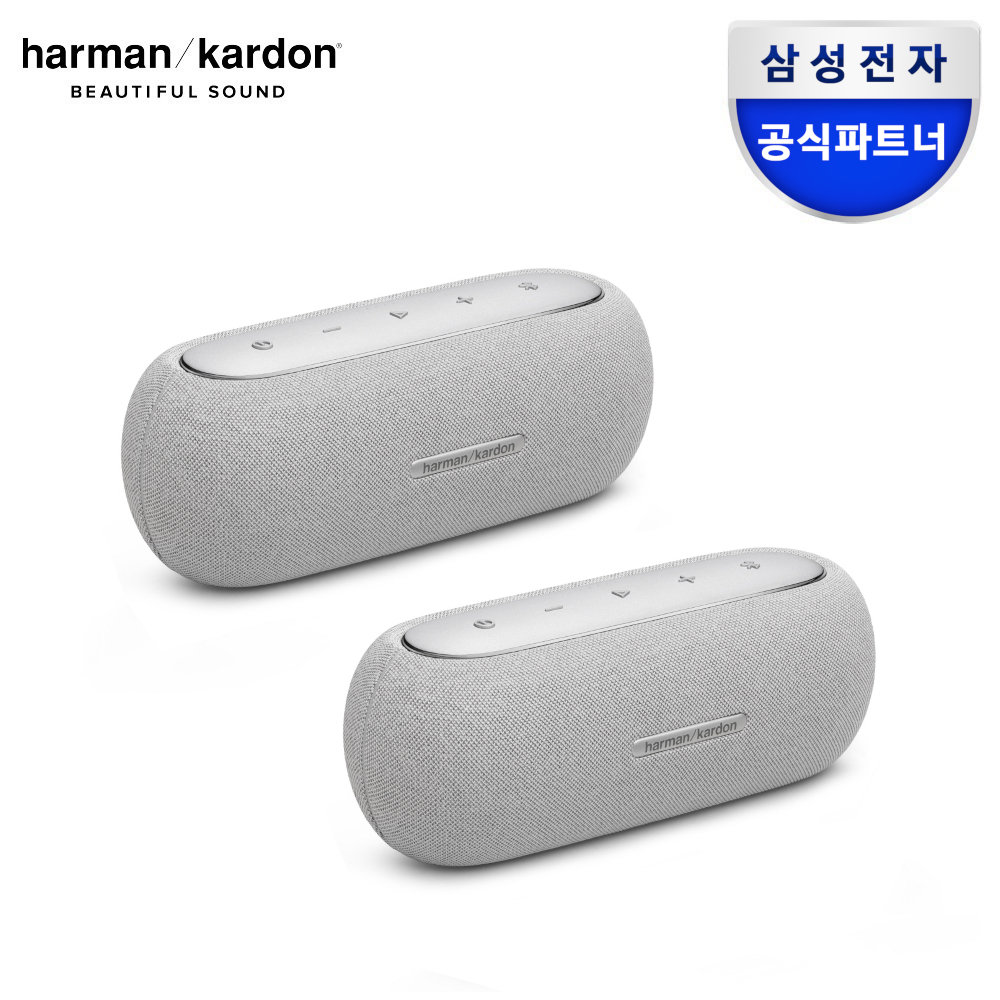삼성전자 하만카돈 루나 블루투스스피커 포터블 소형 무선 휴대용 야외 캠핑 스테레오 패키지 그레이+그레이