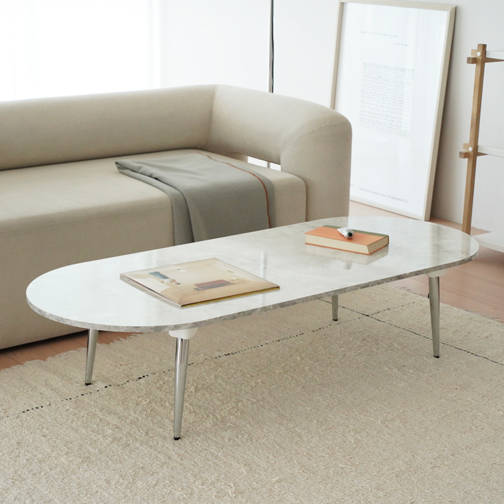 국산 대리석 원형 거실 테이블 쇼파 좌식 탁자 티테이블 낮은 좌탁 크롬 900x600