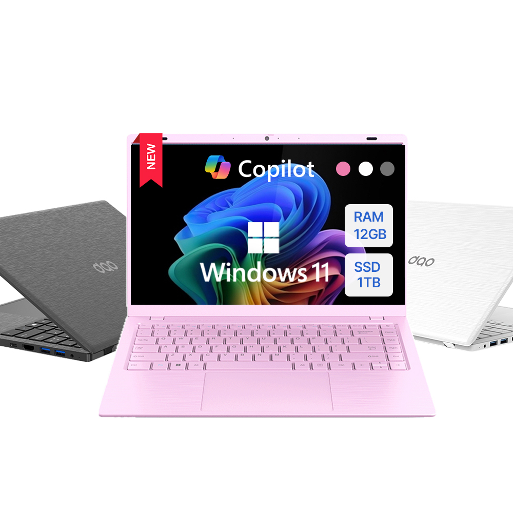 [도착보장] 다오북 14N15-12 N150 14인치 1.32kg 윈도우11 노트북 12GB, 1TB, 핑크 - 상품 이미지