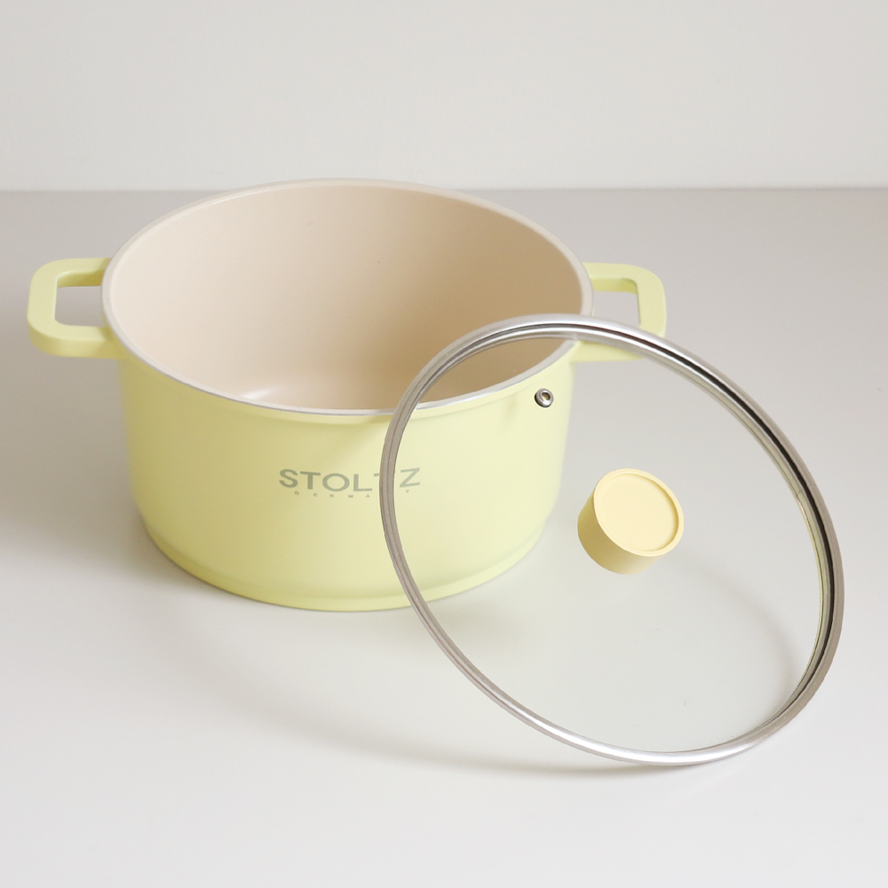 STOLTZ 슈톨츠 머랭 쿡웨어 IH 양수냄비 24cm 국내생산 통주물 냄비 - 메인 이미지