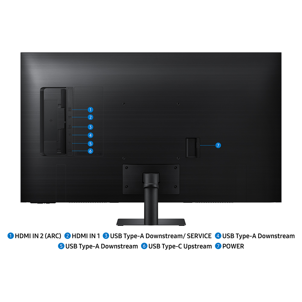 삼성전자 S43FM700 스마트모니터 M7 M70F 107.9cm(43인치) 4K UHD 블랙 이미지 8