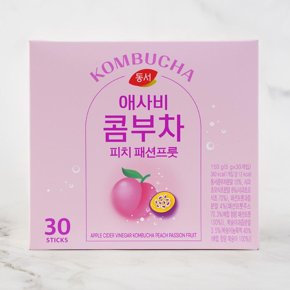 메가마트 동서 애사비 콤부차 피치 패션프룻 150g(30T)1. - 메인 이미지