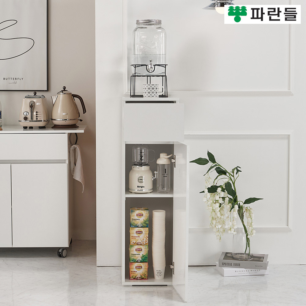 파란들가구 LPM 300 정수기 협탁 정수기 다이 주방수납장 - 상세 이미지 3