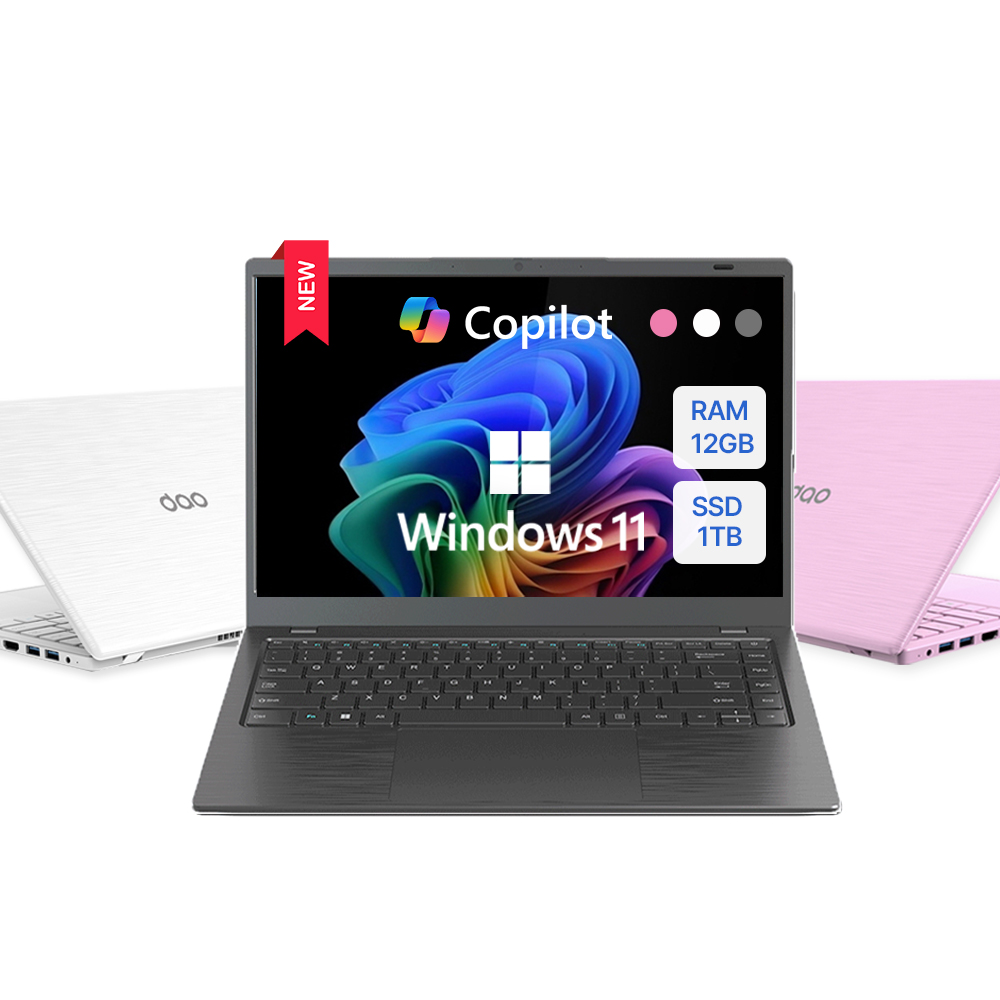 [도착보장] 다오북 14N15-12 N150 14인치 1.32kg 윈도우11 노트북 12GB, 1TB, 다크 그레이 - 상품 이미지