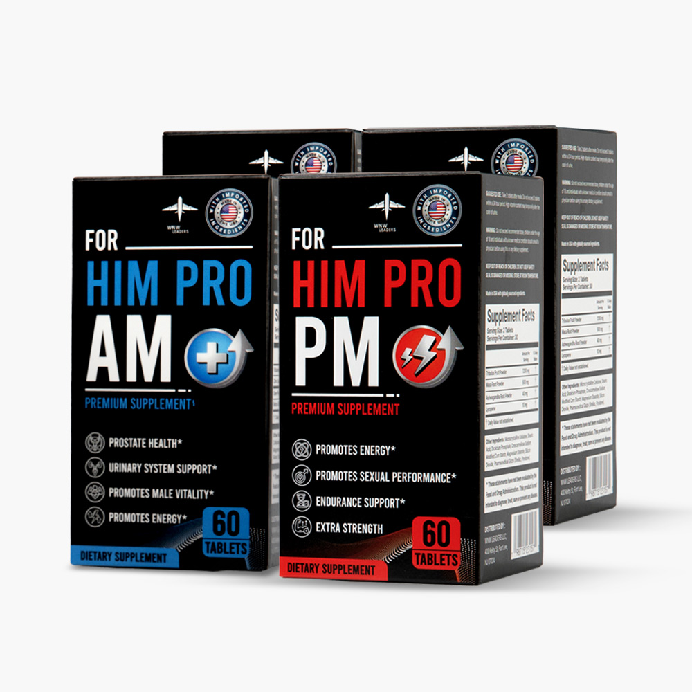 전립선 영양제 헬스 활력 영양제 힘프로AM PM 2세트 240정 2개월분