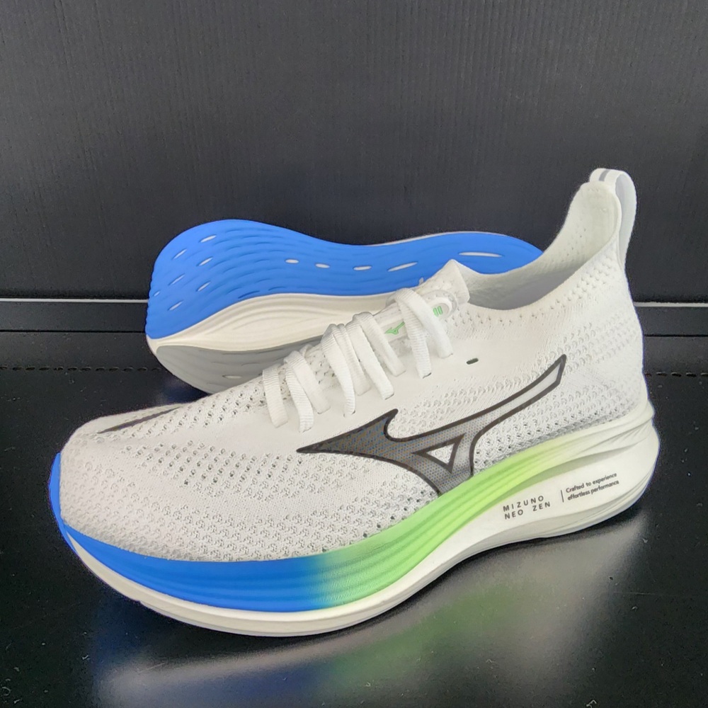 미즈노 네오젠 남성러닝화 운동화 조깅 화이트블루 J1GC258601