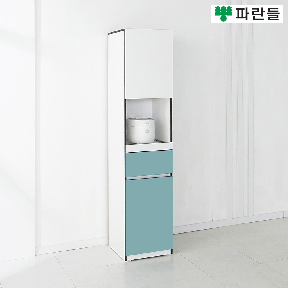 파란들가구 400x1800 서랍 틈새 전자렌지대 틈새수납장 - 상세 이미지 3