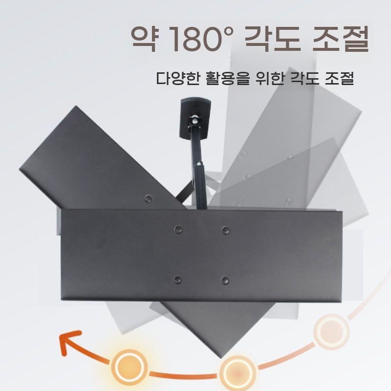 키보드암 거치대 벽부착 학교 랙 트레이 높이 브래킷 연구실 이미지 6