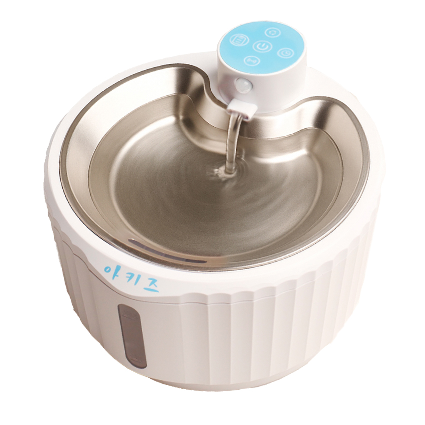 아키즈 자동 급수기 강아지 물통 고양이 필터 정수기 무선 펫 급수대 반려동물 물그릇